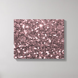 Rosen-GoldImitat-Glitzer-Glitzern Leinwanddruck