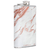 Rosen-Goldmarmor Flachmann (Rechts)