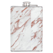 Rosen-Goldmarmor Flachmann (Rückseite)