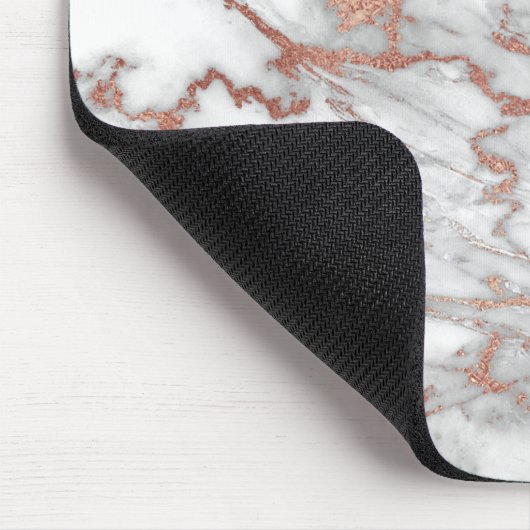 Rosen-Goldmarmor-Mausunterlage Mousepad (Ecke)