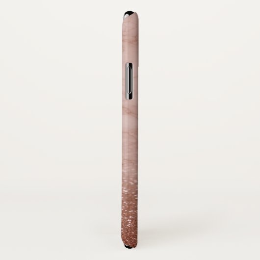 Rosen-Goldmarmor-Monogramm-Telefon-Kasten Case-Mate iPhone Hülle (Hinten/Rechts)