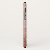 Rosen-Goldmarmor-Monogramm-Telefon-Kasten Case-Mate iPhone Hülle (Hinten/Links)