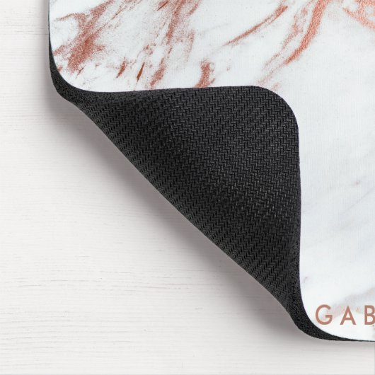 Rosen-Goldmarmor Mousepad (Ecke)