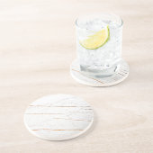 Rosen-Goldmarmor Sandstein Untersetzer (Seite)