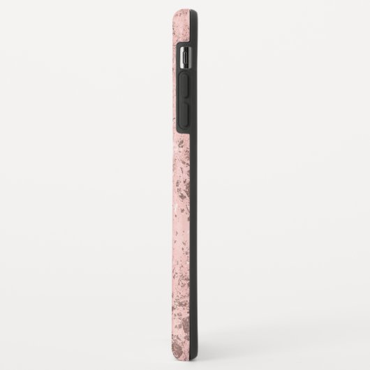 Rosen-Goldmarmor-Stein-Blick Case-Mate iPhone Hülle (Hinten/Links)