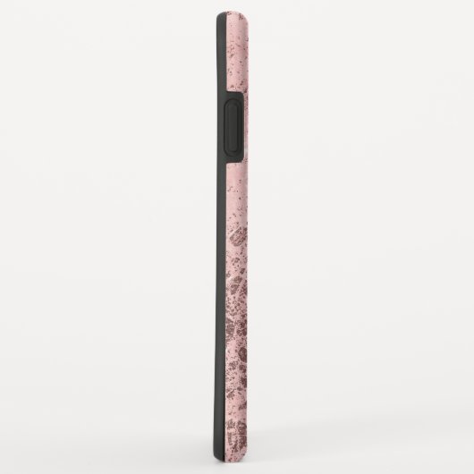 Rosen-Goldmarmor-Stein-Blick Case-Mate iPhone Hülle (Hinten/Rechts)