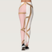 Rosen-Goldmosaik Leggings (Rückseite)