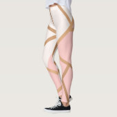 Rosen-Goldmosaik Leggings (Links)