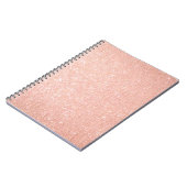 Rosen-Goldnotizbuch Notizblock (Linke Seite)