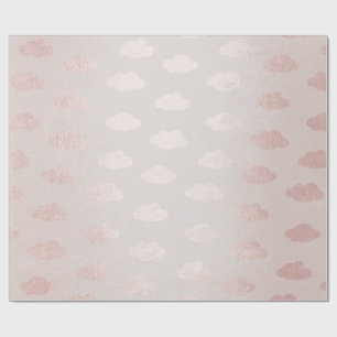 Rosen-Goldrosa-Pulver Claud Prinzessin New Baby Geschenkpapier