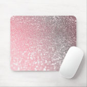 Rosen-Goldrosa-Schein-Trendy LuxusGlitzer Mousepad (Mit Mouse)