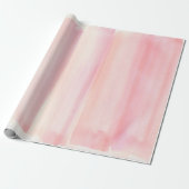 Rosen-Goldrosawatercolor-Girly Pastell Geschenkpapier (Ungerollt)