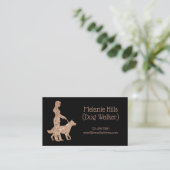 Rosen-Goldschein-hübscher Visitenkarte (Stehend Vorderseite)