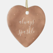 Rosen-Goldschein Keramikornament (Rechts)