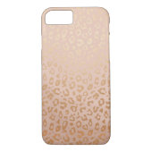 Rosen-Goldtierdruck-Muster iPhone 7 Fall Case-Mate iPhone Hülle (Rückseite)