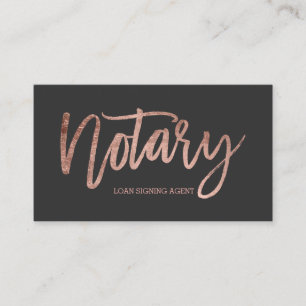 Rosen-Goldtypographie des Notars elegante Visitenkarte