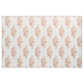 Rosen-GoldVintages Kronen-Muster-Gewebe Stoff (Fat Quarter (45,7 x 55,9 cm))