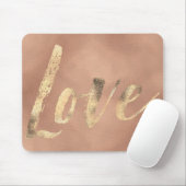 Rosen-Goldzauber-Liebe Mousepad (Mit Mouse)