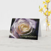Rosen-Gratulation Karte (Gelbe Blume)