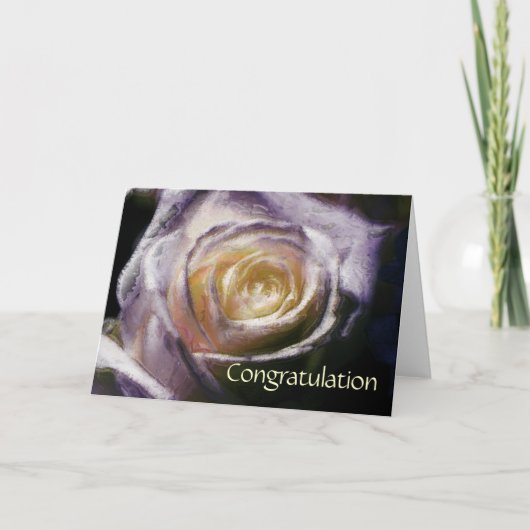 Rosen-Gratulation Karte (Vorderseite)