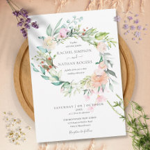 Rosen Grünzeug Floraler Kranz Hochzeit