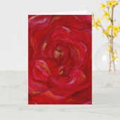 "Rosen-" Gruß-Karte Karte (Gelbe Blume)