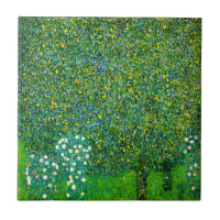 Rosen Gustav Klimt unter der Birnen-Baum-Fliese