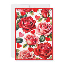 Rosen & Herzen Galentine's Nachtparty-Einladung