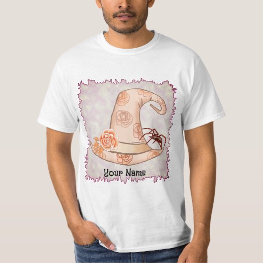 Rosen Hexenhut T-Shirt (Vorderseite)
