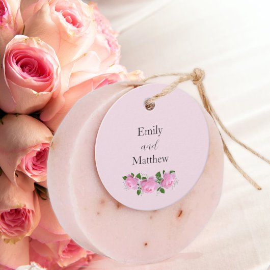 Rosen, Hochzeit, Danke, Gift-Tags Geschenkanhänger