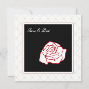 Rosen-Hochzeitseinladungen Einladung