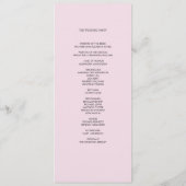 Rosen, Hochzeitszeremonie, Rosen, Rosen, rosa Frag Programm (Rückseite)