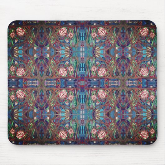 Rosen im Garten Mousepad (Vorne)