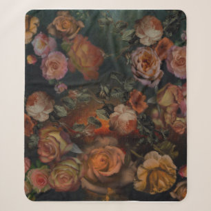 Rosen im Herbst in Vintage-Farben Botanischer Gart Sherpadecke