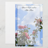 Rosen im Himmel-Briefpapier Briefpapier (Vorne/Hinten)