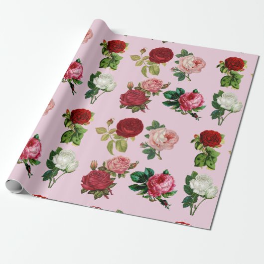 Rosen im Überfluss Geschenkpapier (Ungerollt)