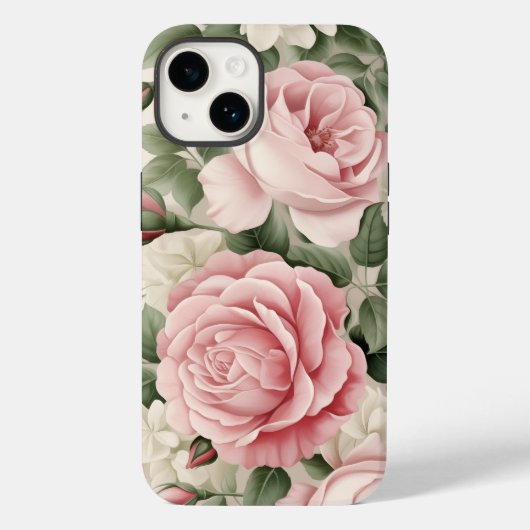Rosen in Aquarellfarbe Case-Mate iPhone Hülle (Rückseite)