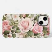 Rosen in Aquarellfarbe Case-Mate iPhone Hülle (Rückseite (Horizontal))