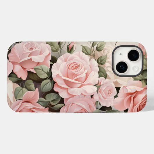 Rosen in Aquarellfarbe Case-Mate iPhone Hülle (Rückseite (Horizontal))