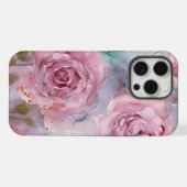 Rosen in Aquarellfarbe iPhone Hülle (Rückseite (Horizontal))