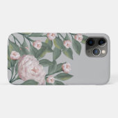 Rosen in blassrosa mit bearbeitbarem Hintergrund Case-Mate iPhone Hülle (Rückseite (Horizontal))