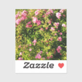 Rosen in Blüte Aufkleber (Blatt)