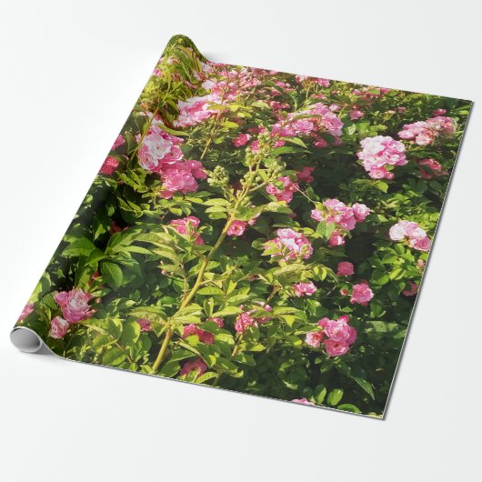 Rosen in Blüte Geschenkpapier (Ungerollt)