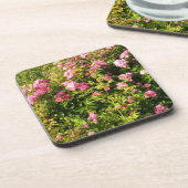 Rosen in Blüte Getränkeuntersetzer (Linke Seite)