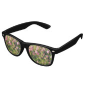 Rosen in Blüte Partybrille (Schrägansicht)