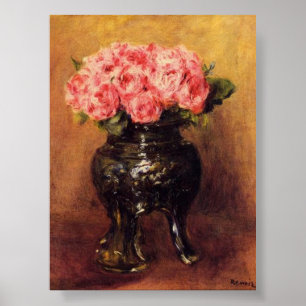 Rosen in China Vase - Renoir Poster