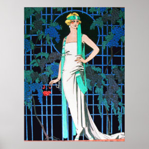ROSEN IN DER NACHT, BEAUTY FASHION MAKE UP KÜNSTLE POSTER