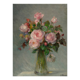 Rosen in einer Vase Glänzend Poster