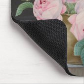 Rosen in einer Vase - Pierre Joseph Redouté Mousepad (Ecke)