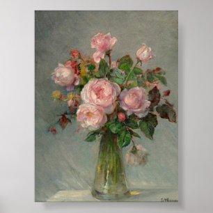 Rosen in einer Vase Poster